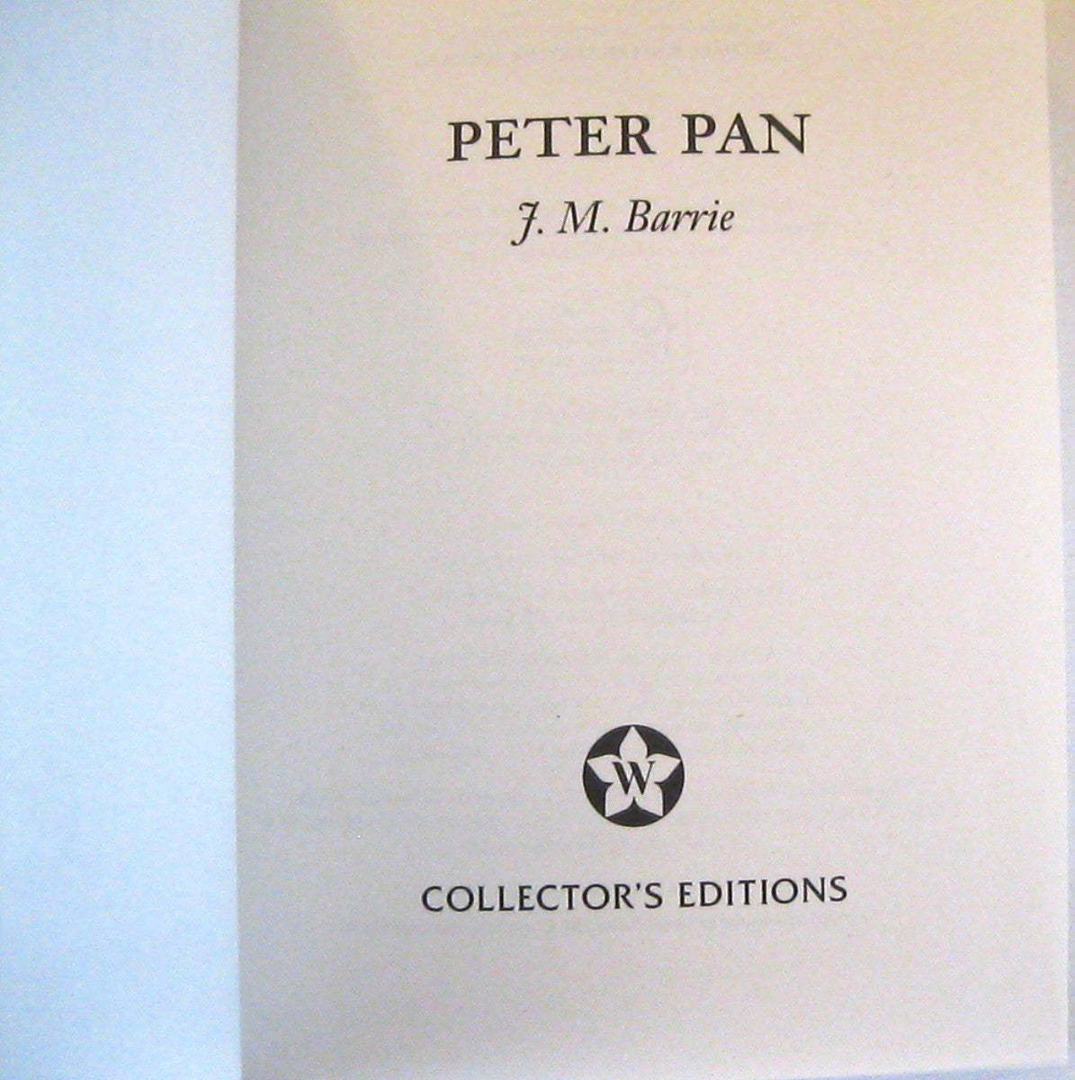 Peter Pan (Wordsworth Collector's Editions)